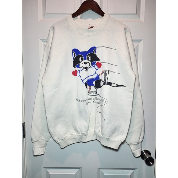 Fruit of the Loom Other - Vintage 1988 Fruit of the Loom US Figure Skating Denver Colorado Sweatshirt XL